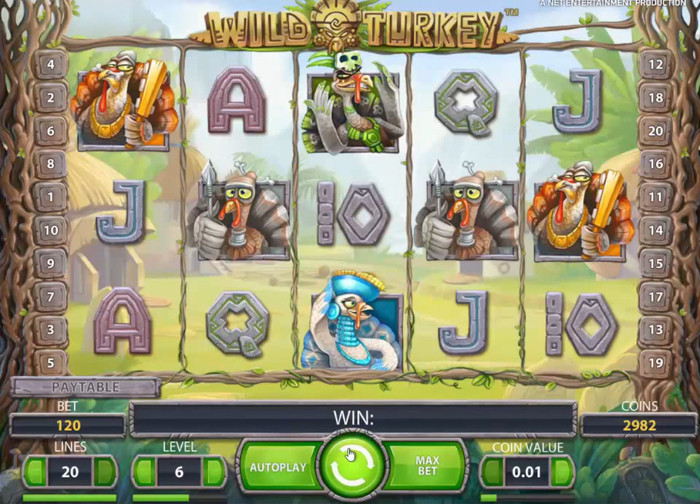 Wild Turkey Slot Screenshot