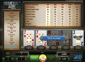 casino cruise video poker