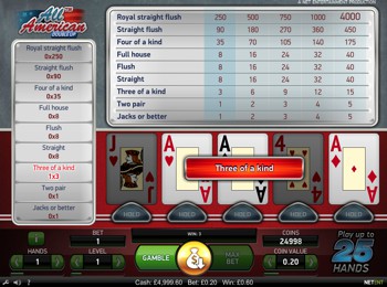Royal Panda Video Poker