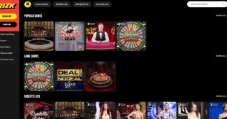 Rizk Casino Screenshot