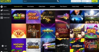 Thrills Casino Screenshot